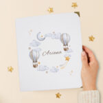 Album foto personalizat cu nume pentru copii sketch book