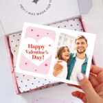Felicitare personalizata cu poza Happy Valentine's Day/ Will you be my Valentine
