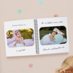 Album foto personalizat cu nume pentru copii sketch book