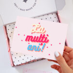 Felicitare cadou cu mesajul La mulți ani