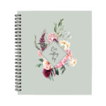 Album foto guest book nunta, verde