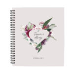 Album foto guestbook nunta, Flower heart