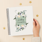 Album foto guestbook nunta, Sage flowers