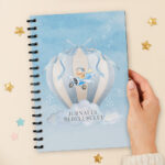 Jurnalul pentru bebe, model Blue Dream, unisex