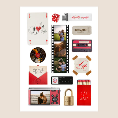 Art-print-colaj-rosu