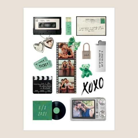 Art-print-colaj-verde