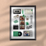 Poster personalizat colaj amintiri, Green