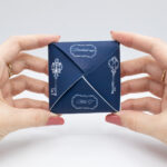 Invitație nuntă Origami | Invitație Moonlight