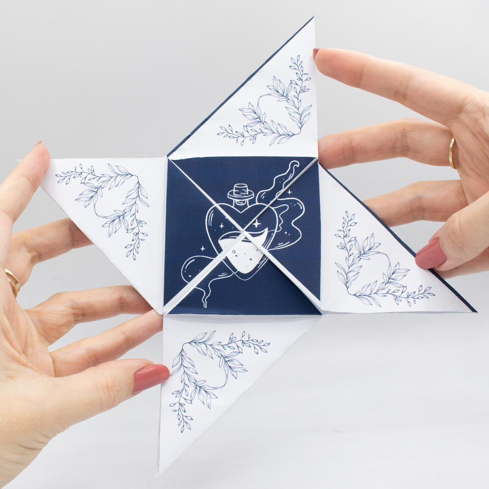 Invitație nuntă Origami | Invitație Moonlight