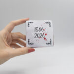 Invitație nuntă gotică Origami | Invitație Dark fantasy