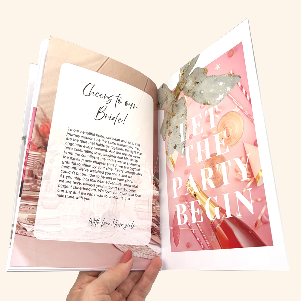 Mini revista personalizata pentru mirese | Cadou burlacite