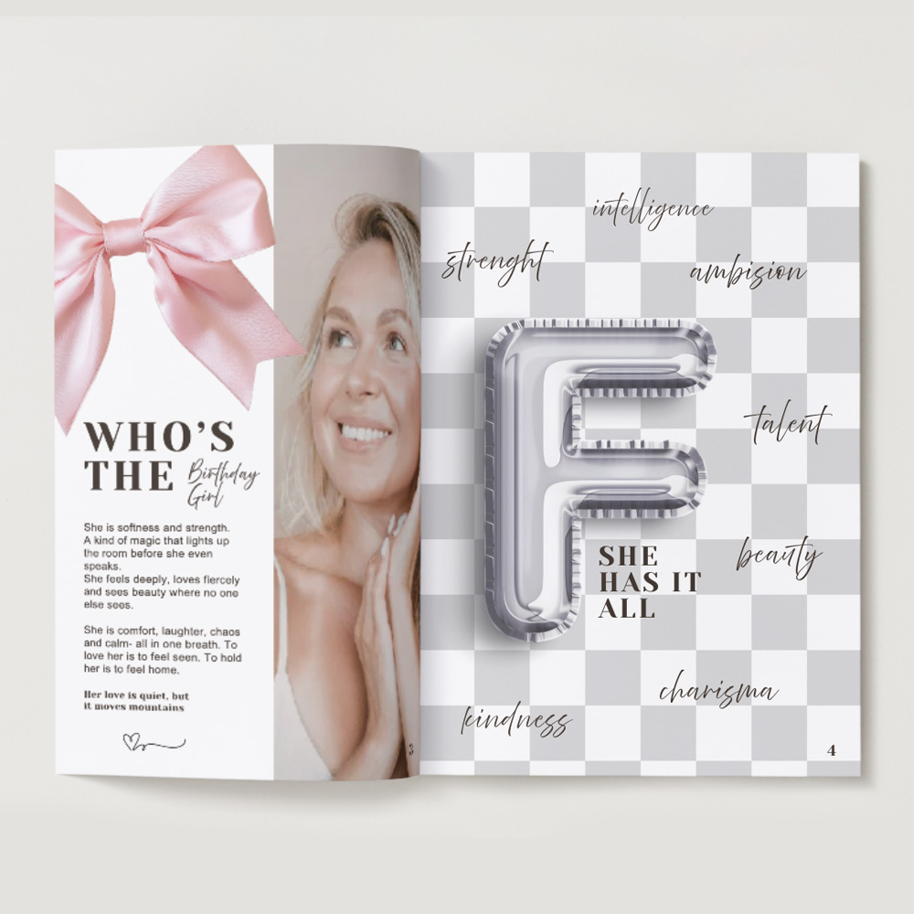 Mini revista personalizata zi de nastere | Cadou aniversare